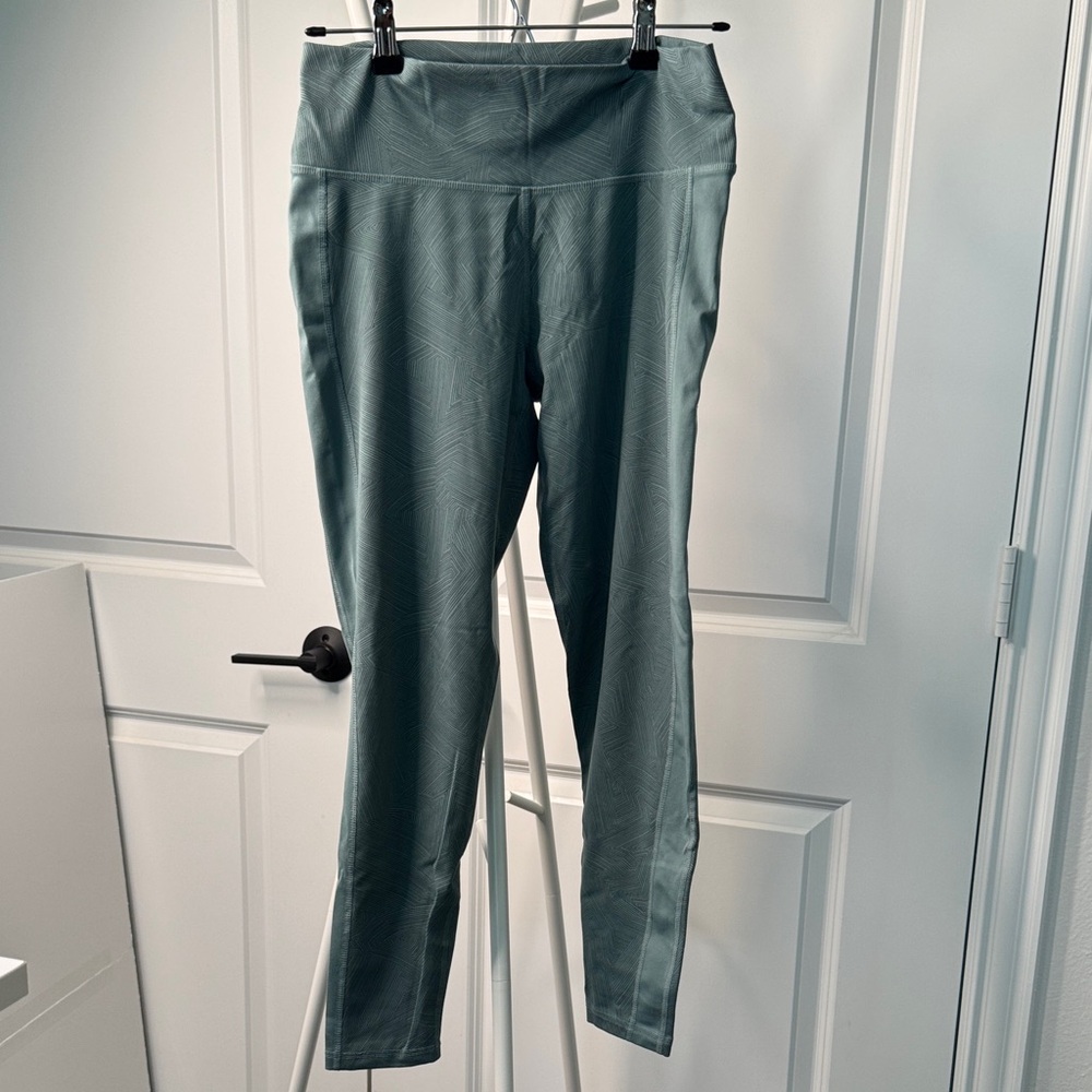 Adidas + Wanderlust Collab - Stylish Green Leggings Sz: M